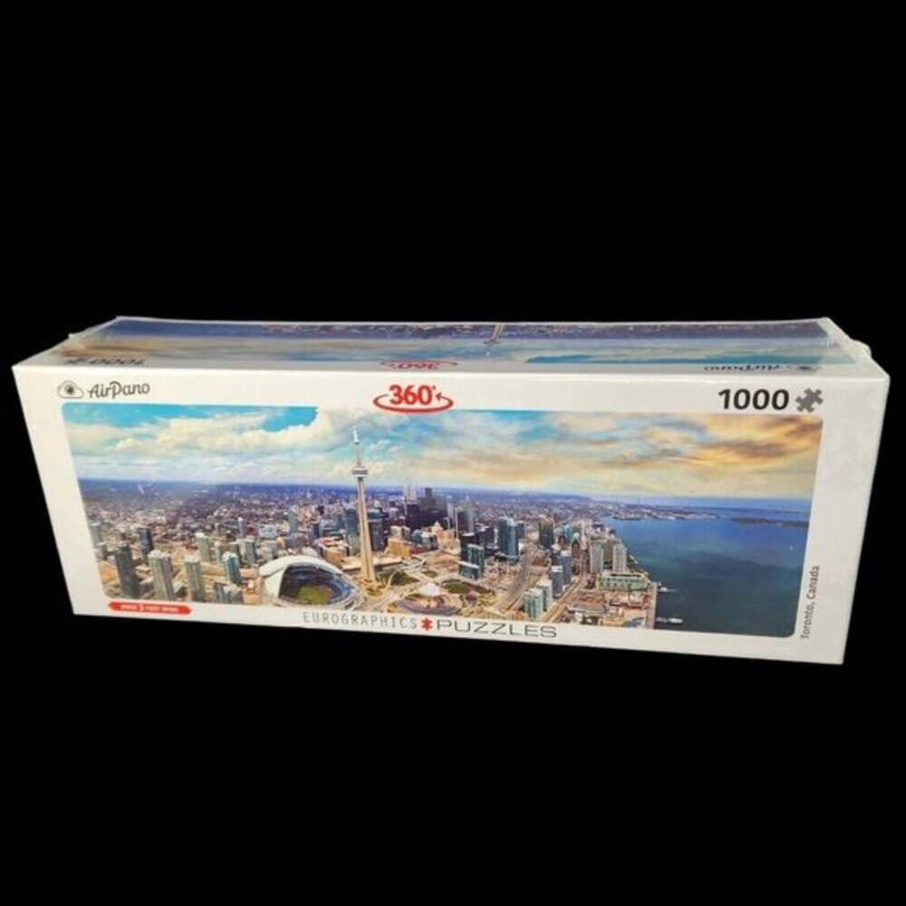 Eurographics Puzzle Toronto Canada Cityscape 1000 Pieces Made USA Lg 39 x 13 New